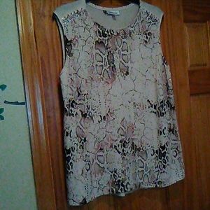 Snakeskin top NWOT